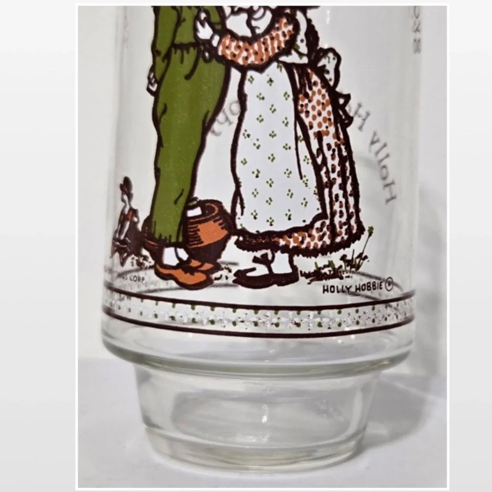 Vintage Holly Hobbie Cup Happy Talk Glass Limited Edition Coca-Cola